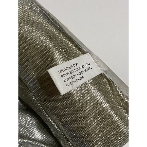 Vintage Polyfect Toys Silver Fabric Couch For Fashion Dolls Made in Hong Kong - Picture 9 of 10